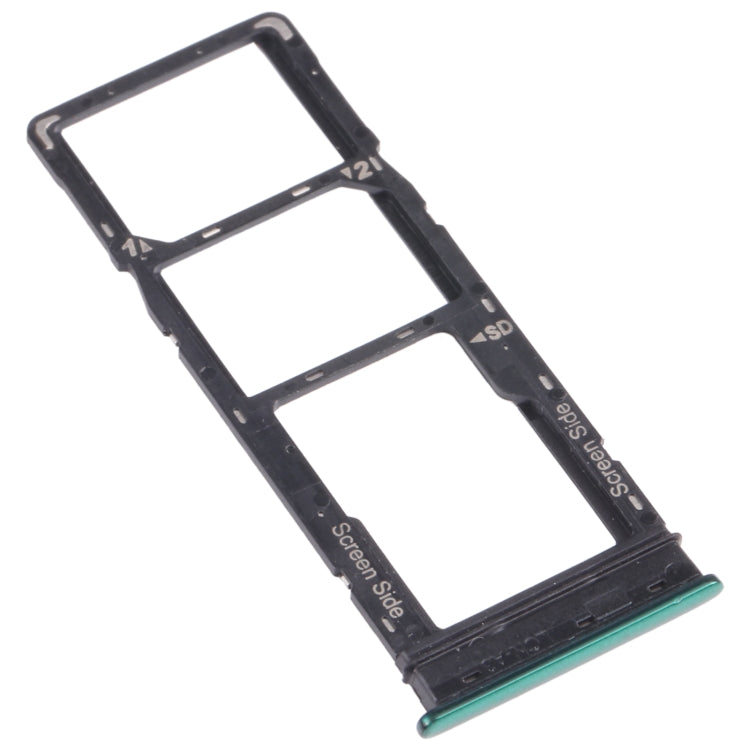 Triple Tray Set for Infinix S5 Pro X660 X660C X660B(Green)