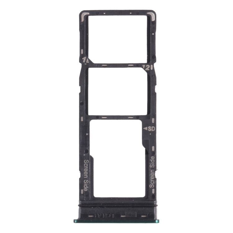 Triple Tray Set for Infinix S5 Pro X660 X660C X660B(Green)