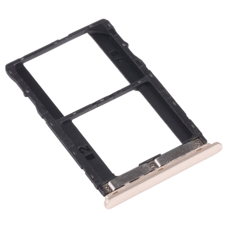 Gold SIM Card Tray, SIM Card Tray, and Micro SD Card Tray for Infinix Note 5 Stylus X605