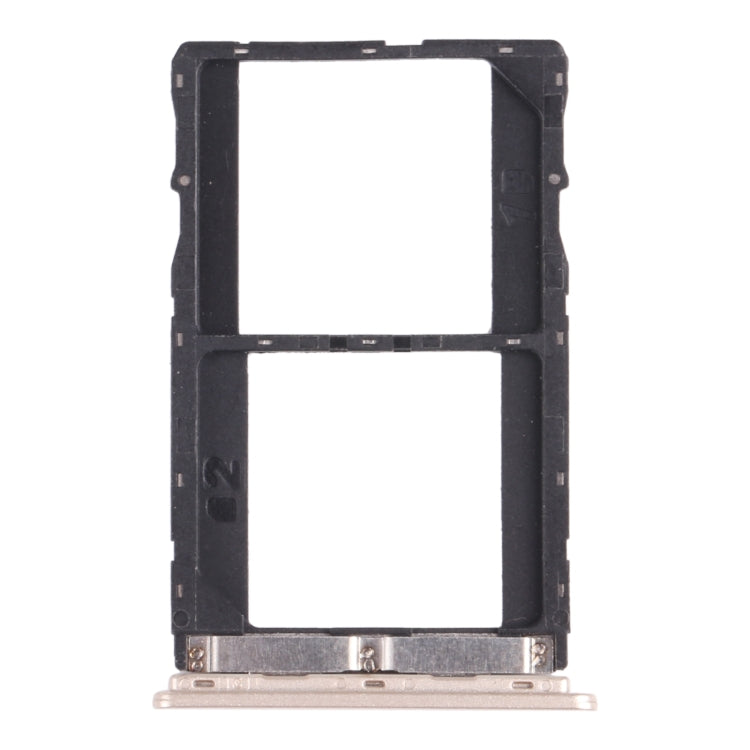 Gold SIM Card Tray, SIM Card Tray, and Micro SD Card Tray for Infinix Note 5 Stylus X605