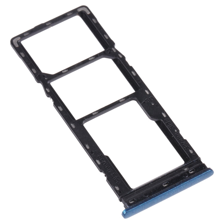 SIM and Micro SD Card Trays for Infinix Hot 9 X655C X655 X655D (Blue)