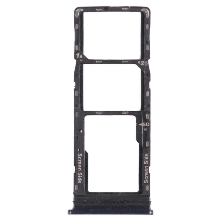 SIM Card Tray and Micro SD Card Tray Set for Infinix Note 8i X683 (Blue)