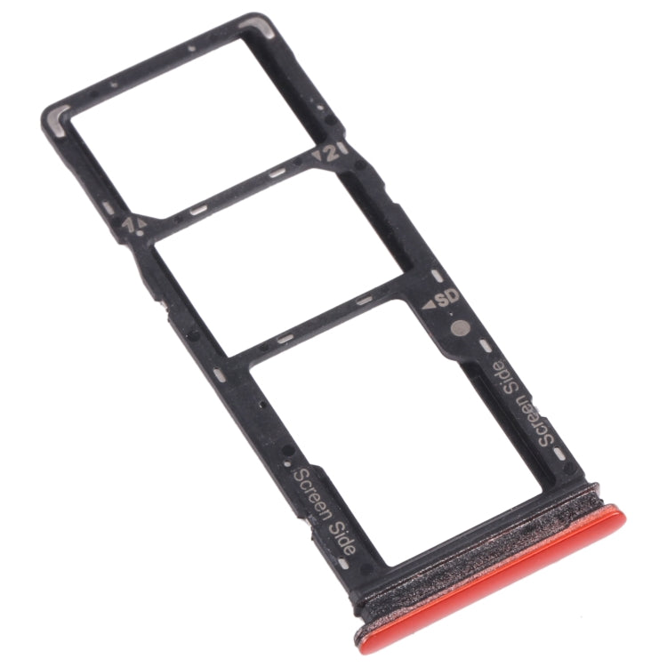 SIM Card and Micro SD Card Trays Set for Tecno Spark 5 Pro KD7 (Orange)
