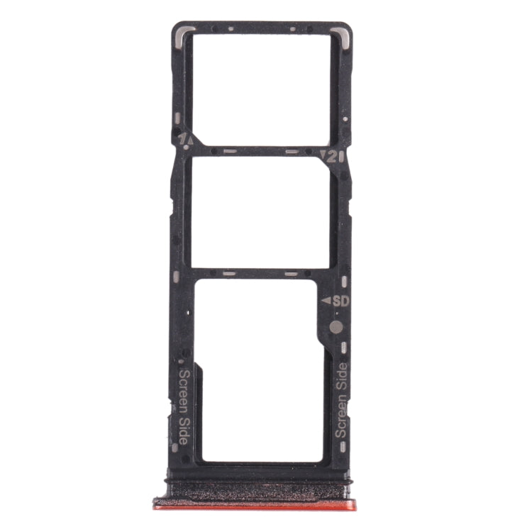 SIM Card and Micro SD Card Trays Set for Tecno Spark 5 Pro KD7 (Orange)