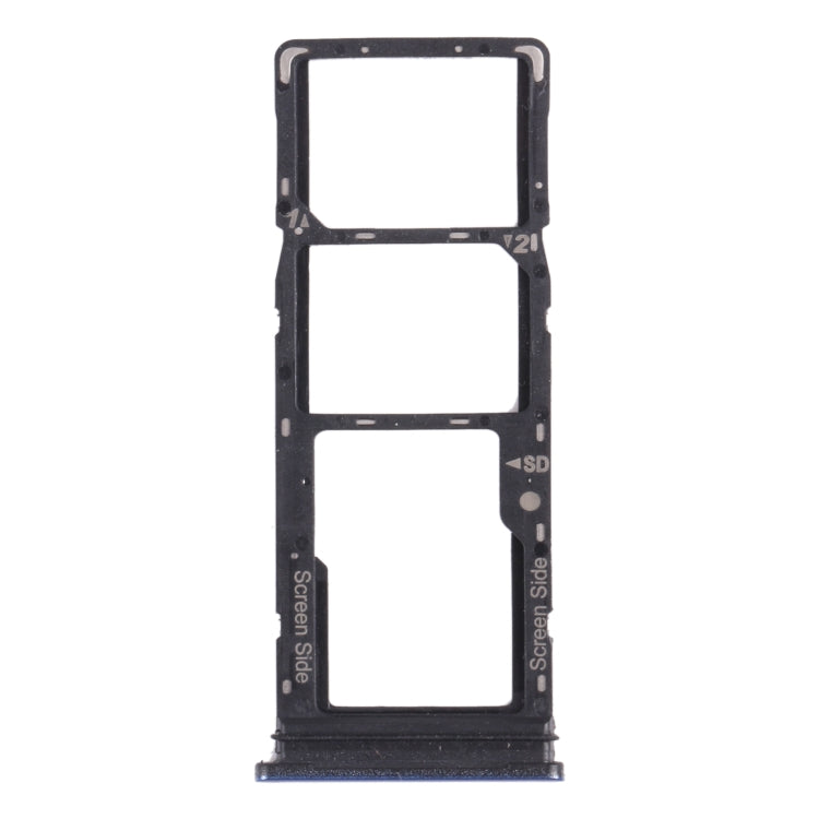 SIM Card Tray and Micro SD Card Tray Replacement Kit for Tecno Spark 5 Pro KD7 (Blue)