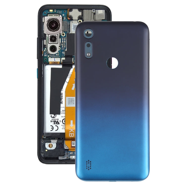Blue Battery Back Cover Replacement for Motorola Moto E6i XT2053-5