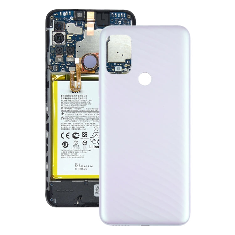 Silver Battery Back Cover for Motorola Moto G10 XT2127-2