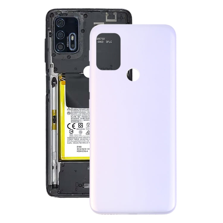 White Replacement Battery Back Cover for Motorola Moto G30 XT2129-1 XT2129-2 PAML0000IN