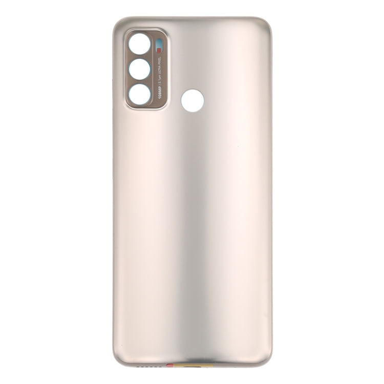 Silver Battery Back Cover for Motorola Moto G60 / Moto G40 Fusion - Seamless Look and Perfect Fit