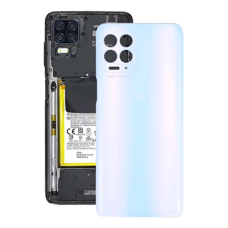 Silver Battery Back Cover for Motorola Edge S