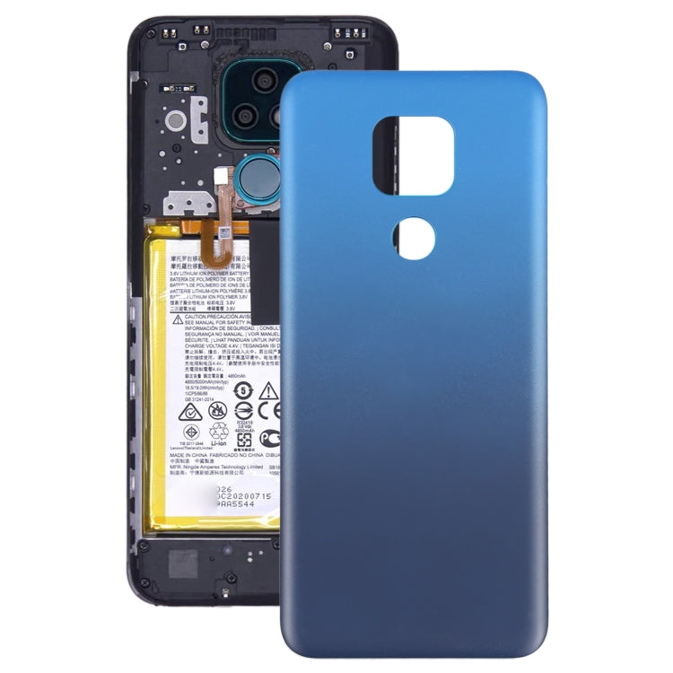 Blue Battery Back Cover for Motorola Moto G Play (2021) - Enhance the Look and Functionality of Your Device