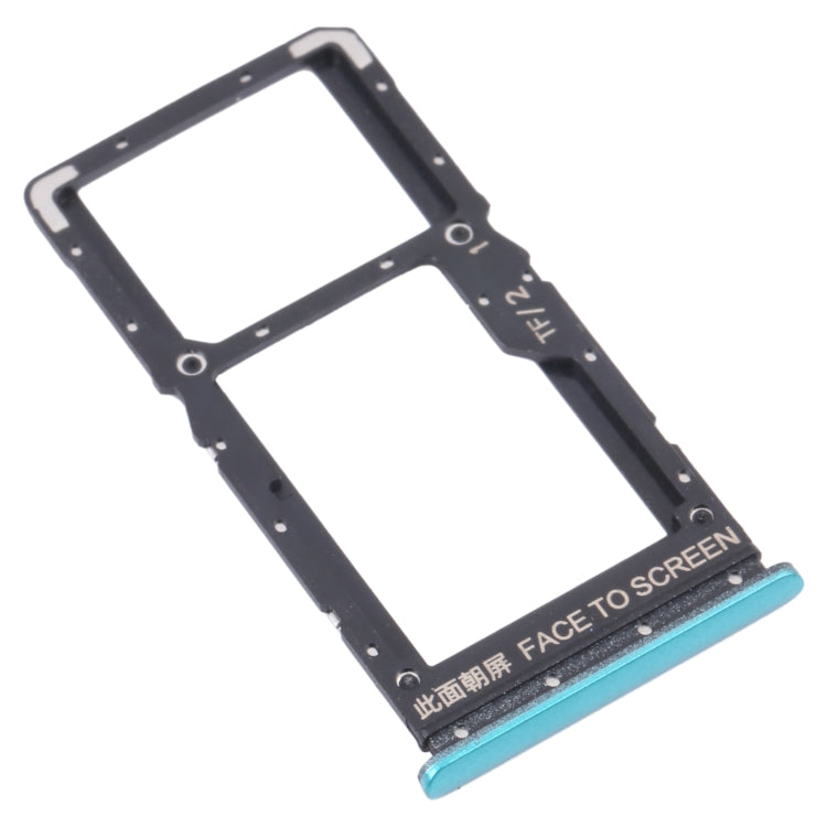 Replacement SIM Card and Micro SD Card Tray for Xiaomi Redmi Note 10 5G/Poco M3 Pro 5G/Redmi Note 10T 5G (Green)