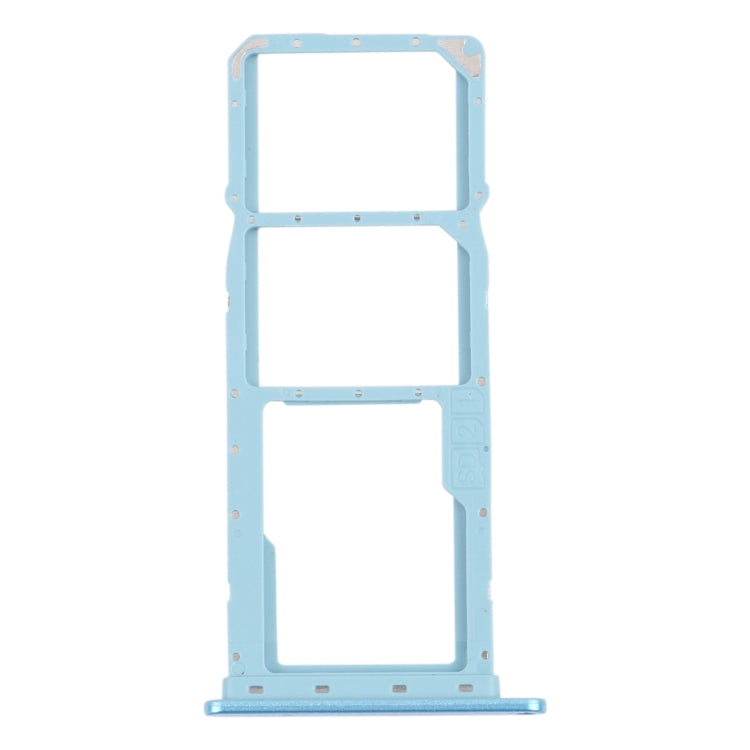 SIM Card Tray + Micro SD Card Tray for Nokia 3.4 TA-1288 TA-1285 TA-1283(Blue)