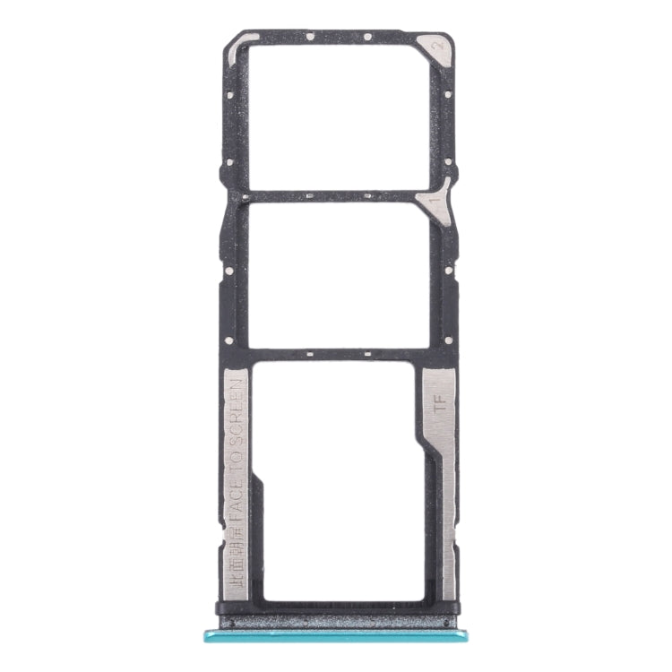 SIM Card Tray + Micro SD Card Tray Set for Xiaomi Redmi 9T / Redmi Note 9 4G - Green