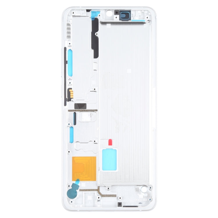 Front Housing LCD Frame Bezel Plate for Xiaomi Mi Note 10 Lite M2002F4LG, M1910F4G (White) - Revitalize Your Device