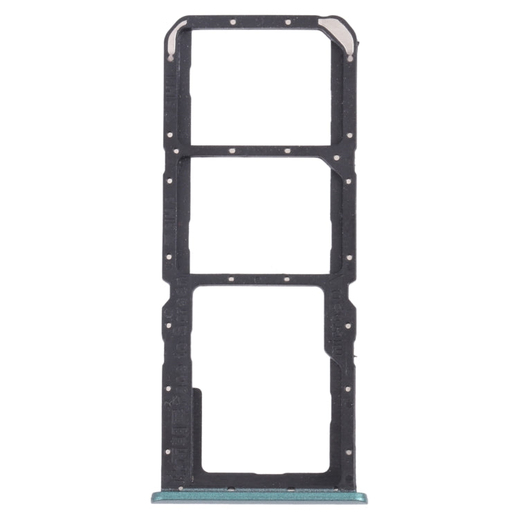 SIM Card Tray, SIM Card Tray, and Micro SD Card Tray Set for OPPO Realme 7i RMX2103 (Green)