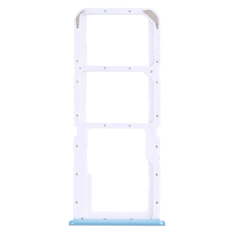 SIM Card Tray + Micro SD Card Tray Set for OPPO Realme 7i RMX2103 (Blue)