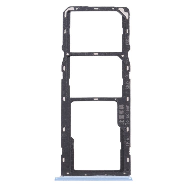 Blue SIM Card Tray Set with Micro SD Card Tray for OPPO Realme C12 RMX2189