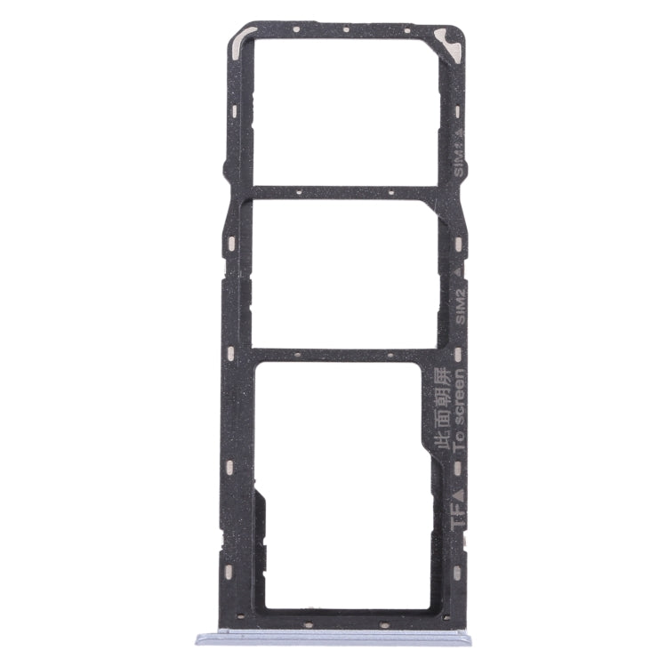 Silver SIM Card Tray Set with Micro SD Card Tray for OPPO Realme C12 RMX2189