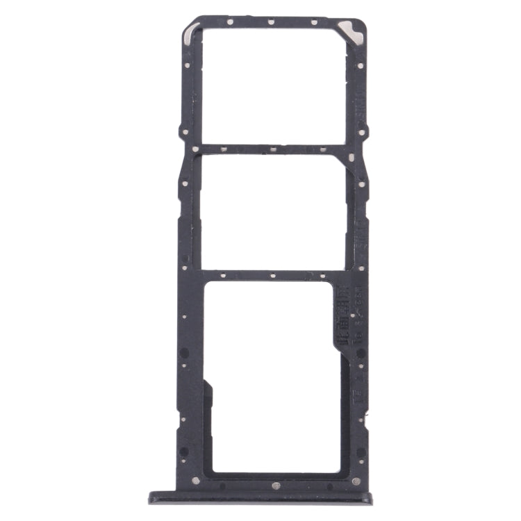 SIM and Micro SD Card Tray Set for OPPO Realme C21/C21Y RMX3201,RMX3261 (Black)