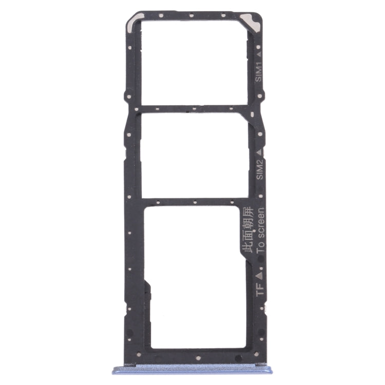 SIM Card Tray, SIM Card Tray, and Micro SD Card Tray Set for OPPO Realme 7 5G RMX2111 (Blue)