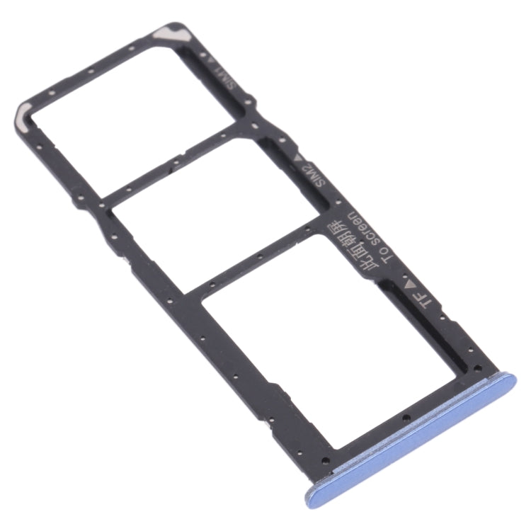 SIM Card Tray, SIM Card Tray, and Micro SD Card Tray Set for OPPO Realme 7 5G RMX2111 (Blue)