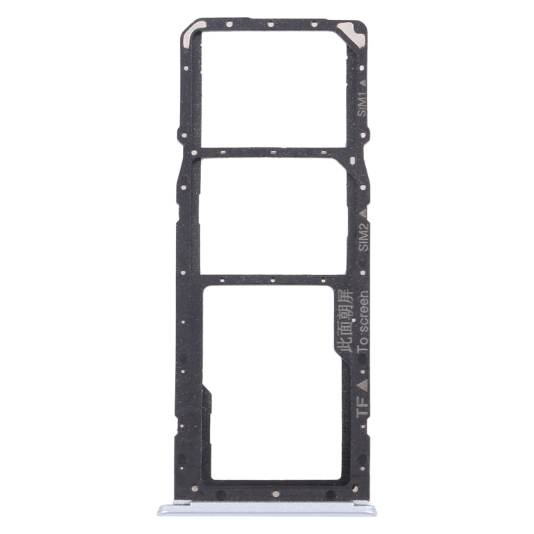 White SIM Card Tray Set for OPPO Realme 7 (Asia) RMX2151, RMX2163