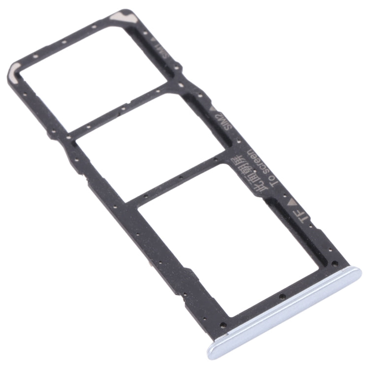 White SIM Card Tray Set for OPPO Realme 7 (Asia) RMX2151, RMX2163