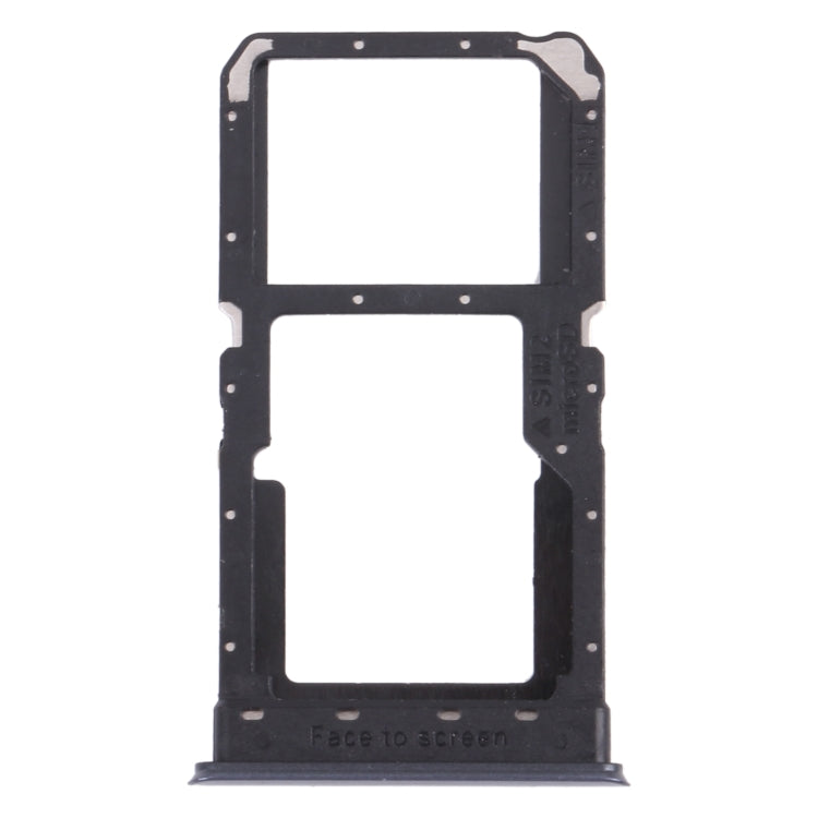 SIM Card Tray and SIM/Micro SD Card Tray Replacement for OPPO Realme V5 5G (Black)