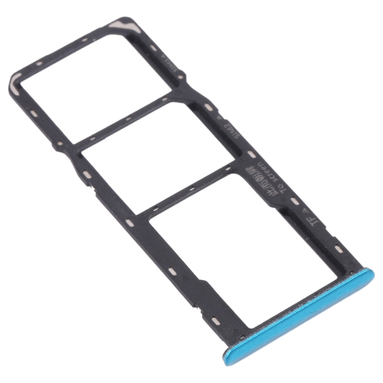 SIM Card Tray + Micro SD Card Tray Replacement Set for OPPO Realme 5i RMX2030, RMX2032 (Green)