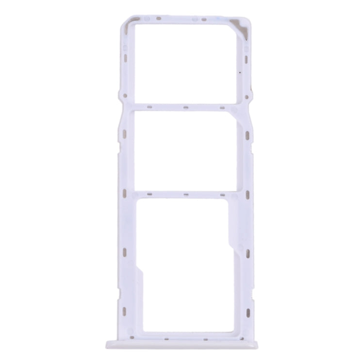 SIM Card Tray + Micro SD Card Tray Replacement Kit for OPPO Realme 6i / Realme Narzo 10 (White)