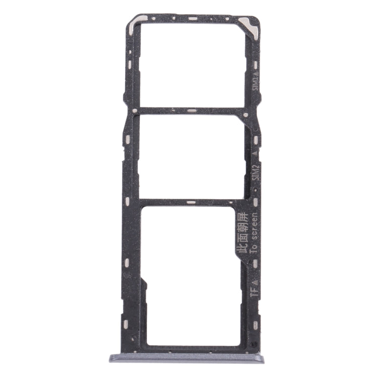 Replacement SIM and Micro SD Card Tray Set for OPPO Realme C3 RMX2027, RMX2020, RMX2021 (Grey)