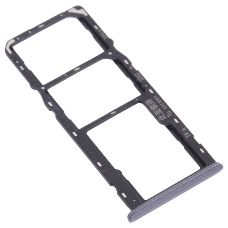 Replacement SIM and Micro SD Card Tray Set for OPPO Realme C3 RMX2027, RMX2020, RMX2021 (Grey)