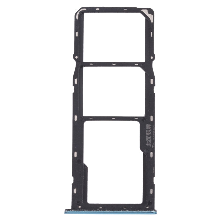 Triple Combo SIM Card Tray Set for OPPO Realme C3 (Blue)
