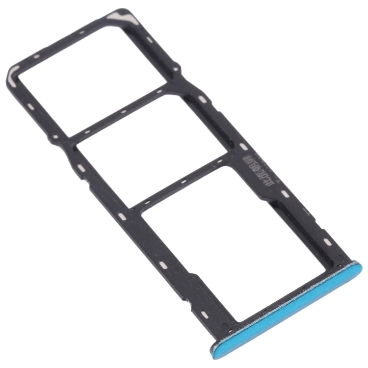 Triple Combo SIM Card Tray Set for OPPO Realme C3 (Blue)