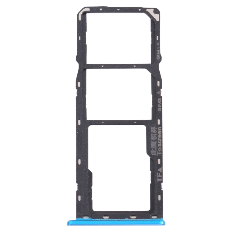 SIM Card Tray, SIM Card Tray, and Micro SD Card Tray Combo for OPPO A12 CPH2083, CPH2077 (Blue)