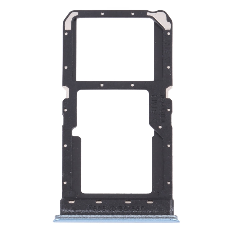 SIM Card Tray with Micro SD Card Support for OPPO K7X / Realme V5 / Realme Q2 PERM00 (Blue)