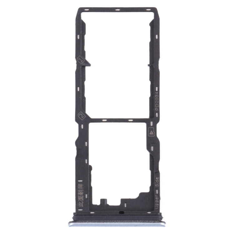 SIM Card Tray Set with Micro SD Card Tray for vivo Y30 / Y20s V2034A (White)