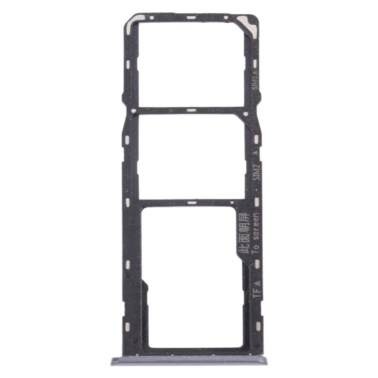 OPPO Realme 6 SIM Card Tray Set (Black) with Micro SD Card Tray