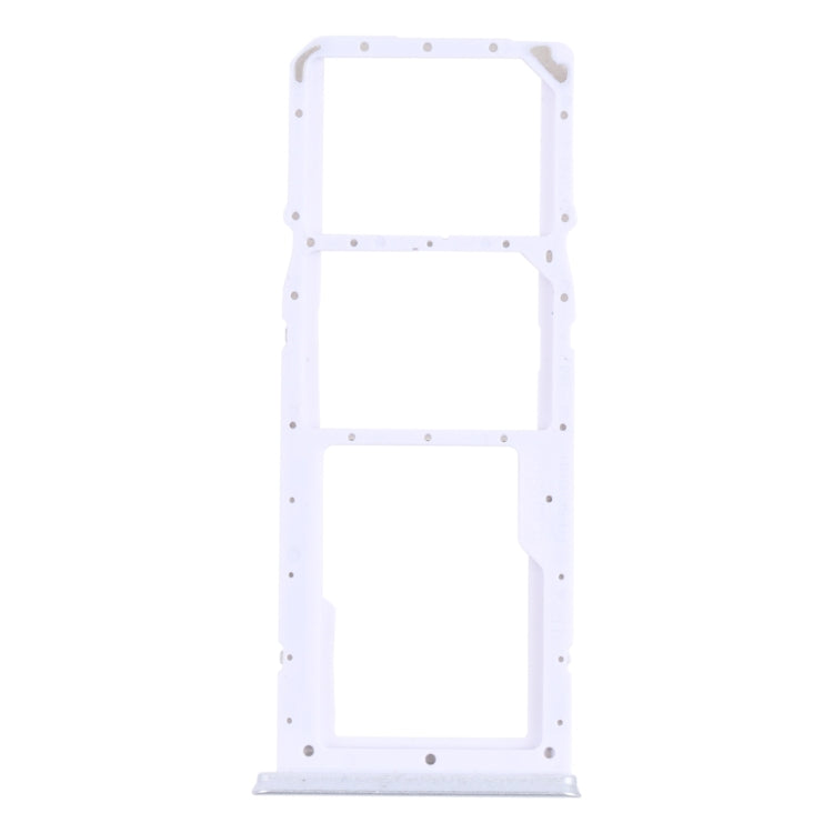 Triple Tray Set: SIM Card Tray, SIM Card Tray, and Micro SD Card Tray for OPPO Realme 7i (Global) (Silver)