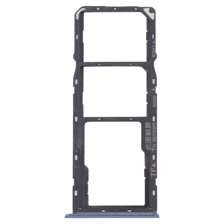 SIM Card Tray and Micro SD Card Tray Set for OPPO Realme Narzo 20 (Blue)