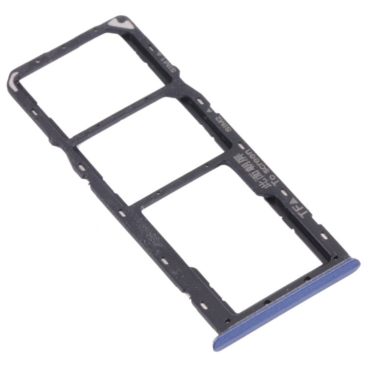 SIM Card Tray and Micro SD Card Tray Set for OPPO Realme Narzo 20 (Blue)
