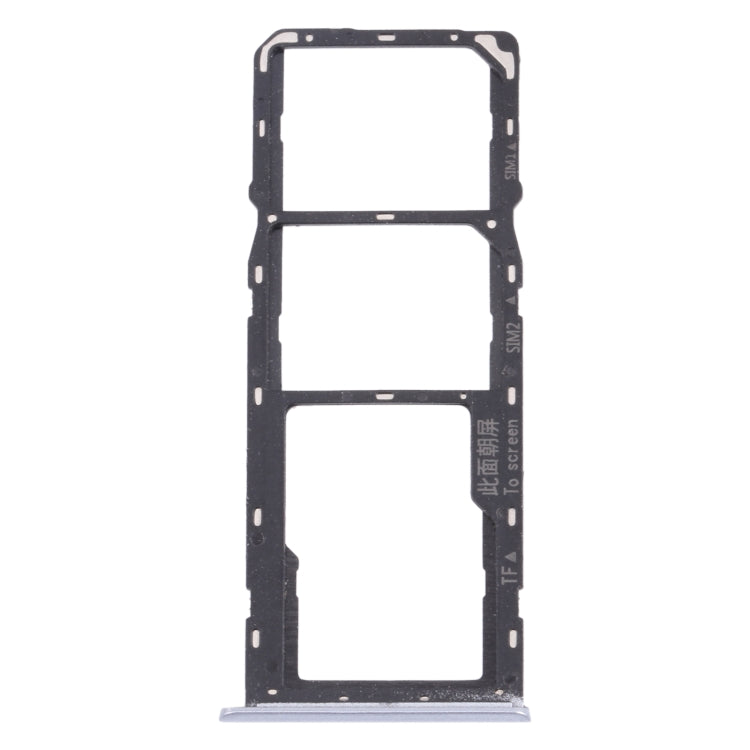 OPPO Realme Narzo 20 Silver SIM Card Tray Set with Micro SD Card Tray