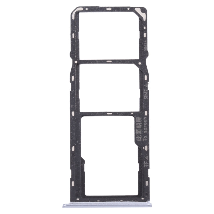 Silver SIM Card Tray Set with Micro SD Card Tray for OPPO Realme C15 RMX2180
