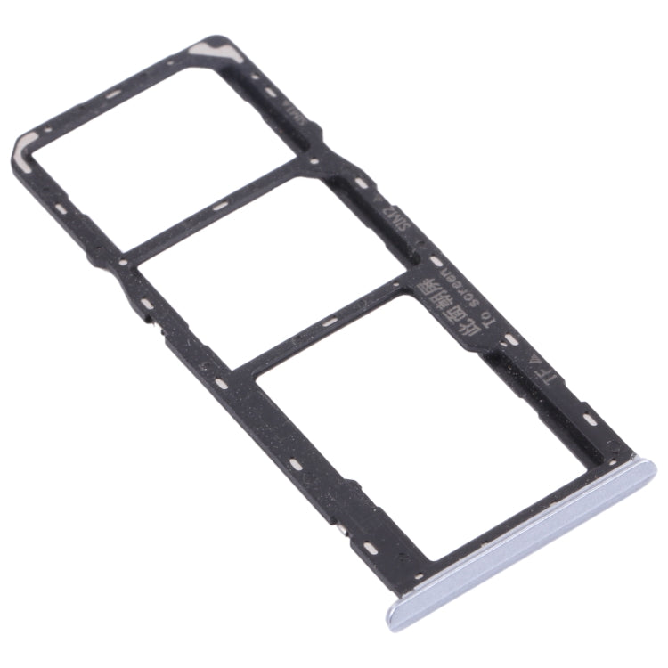 Silver SIM Card Tray Set with Micro SD Card Tray for OPPO Realme C15 RMX2180
