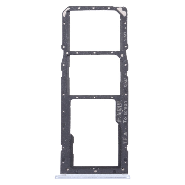 OPPO Realme 7 (Global) SIM Card Tray and Micro SD Card Tray Set - White