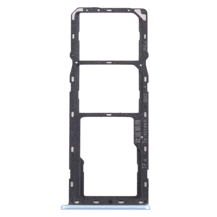 SIM Card Tray + Micro SD Card Tray Set for OPPO A15 CPH2185 (Blue)