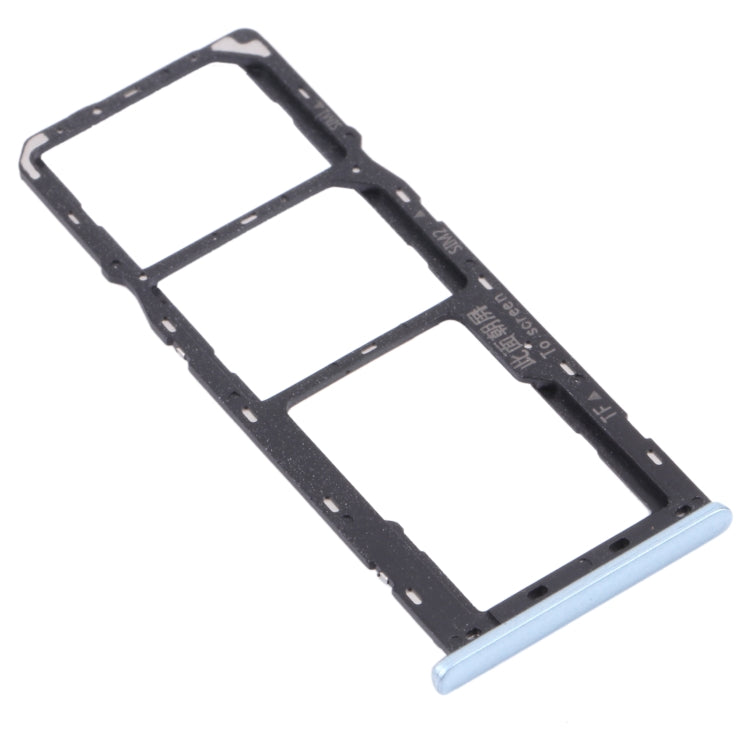 SIM Card Tray + Micro SD Card Tray Set for OPPO A15 CPH2185 (Blue)