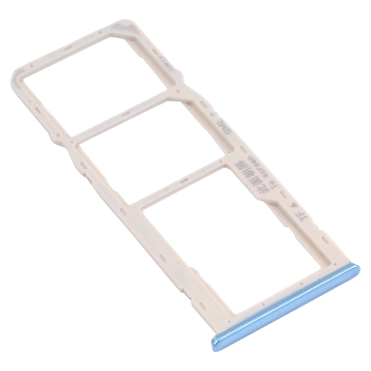 OPPO A35 CPH2179 SIM Card Tray Set with Micro SD Card Tray (Blue)
