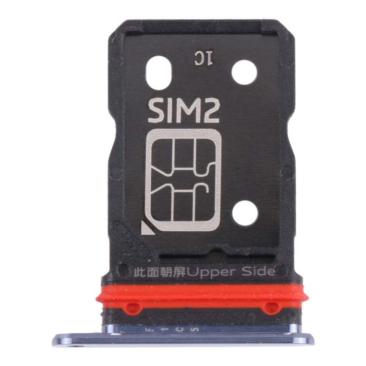 Replacement SIM Card Tray for Vivo S9 V2072A (Black) with Professional Installation Recommended